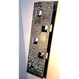 Wandkerzenhalter mit Strass für innen und außen