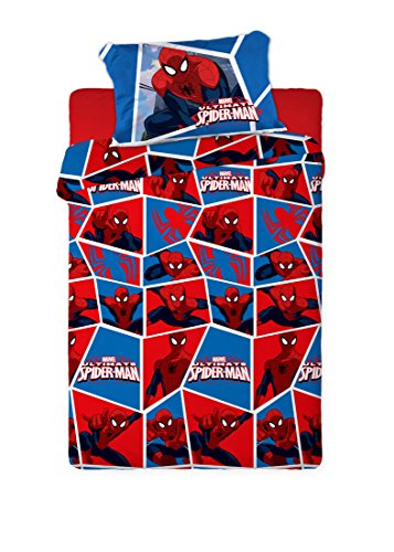 Juego de Sábanas Térmica Polar SPIDERMAN 150GR (para cama de 90x190)