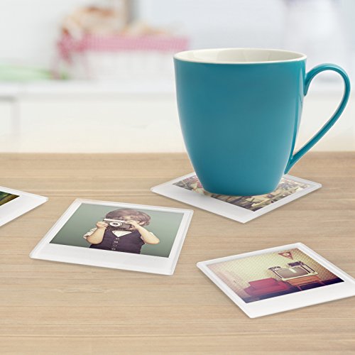 Mustard Untersetzer aus Glas für eigene Polaroidbilder – Instant Coasters - 2