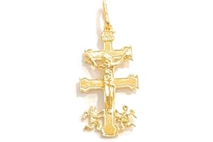 DE BUSSY Cruz Colagnte Caravaca plata de ley. Tamaño 29mm