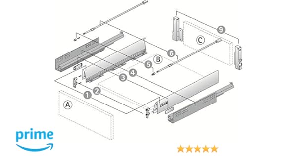 Hettich Innotech 30 Kg Full Silent Pot And Pan Drawer System With