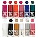 Fashion Bar Gel Nail Polish in (Purplish Mazanta,Shimmer Red,Deep Pink,Ink blue,Shimmer Green,White,Black,Glitter Golden,Top Cot,Glitter Silver,Pink Shades) RS.368.00