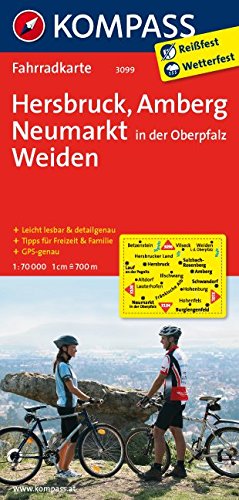Download Hersbruck - Amberg - Neumarkt/Oberpfalz - Weiden: Fahrradkarte. GPS-genau. 1:70000 (KOMPASS-Fahrradkarten Deutschland, Band 3099)