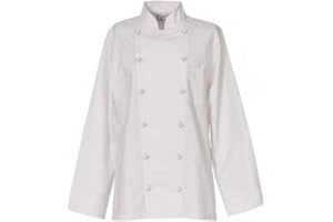 Gastro Uzal Damen-Kochjacke Langarm/Ladies Chef Jacket Long Sleeve,XS-3XL,1Stk., Gastronomie/Catering/Party/Pub/Bar/Kitchen