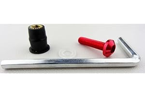 BANGLA 10 St. Motorrad Windschild Alu Schrauben Verkleidungsschrauben M 5 x 15 Schwarz