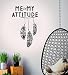 Luke and Lilly Me and My attitude wall sticker( PVC Vinyl, 40 cm x 65 cm) RS.229.00
