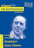 Königs Erläuterungen und Materialien, Bd.301, Ansichten eines Clowns by Heinrich Böll, Bernd Matzkowski
