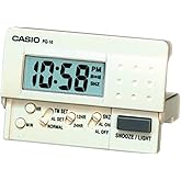 Casio PQ-10-7R Masa Saati, Beyaz, Standart