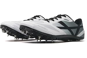 BLBK Spikes Leichtathletik Herren-Mittelstrecken-Laufschuhe, 8/7 Nägel Unisex-Leichtathletikschuhe, Jugendsportschuhe mit Spikes und Sprint