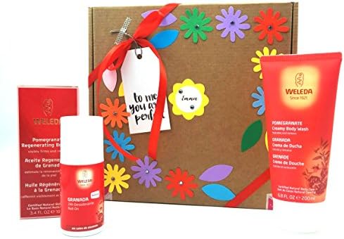 Weleda Gift Box "Granada" | Gift for "Women, Mothers and Teachers | with Bio 100% Natural Products of the Line Granada | Original Gift Idea For Mum, Teacher, Woman