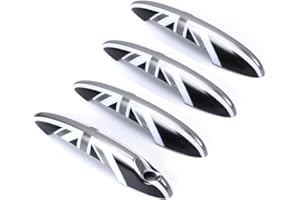 QIDIAN Car Side Door Handle Trim Molding Scratch Cover Cap Protezioni per Cooper R55 Clubman R56 Hatchback R57 Convertible R58 Coupe R59 Roadster R60 Countryman R61 Paceman Accessori per lo styling