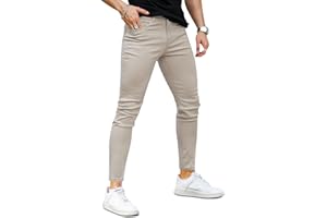 GINGTTO Hombre Pantalón Vaqueros Skinny Fit Super Elasticos Denim Jeans Slim Stretch Pantalones