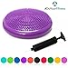 Price comparison product image Ball seat cushion »PumpUp« incl. pump / ball seat cushion, knobbed cushion, air cushion / balance cushion for fitness, rehab and back training / balance cushion, 33 cm / crocus purple