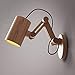 Produktbild TQ Nordic Oak Persönlichkeit Modernes Schlafzimmer American Country Wind Simple Restaurant Mechanische Armblock Wand Lampe