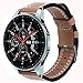 Produktbild Womdee Armbänder, kompatibel mit Gear S3 Frontier/Classic Band/Galaxy Watch, 46 mm, echtes Mattes Leder, Ersatz-Schnalle, Armband für Samsung Gear S3 Frontier Smartwatch