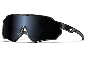 BEACOOL Polarized Sports Sunglasses for Men Women UV400 Protection TR90 glasses for Running Fishing Cycling Baseball Golf