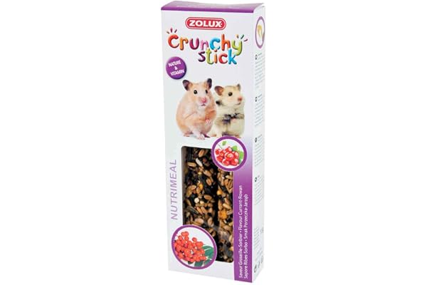 Zolux Crunchy Stick Friandise pour Hamster Groseille/Sorbier 115 g