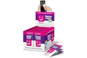 ‎HAPPY CLEAN Happy Clean Device Cleaning Wipe Small - 100 Stück - für Handy und Smartwatch - Hochwertige Reinigungstücher für Kleine Geräte