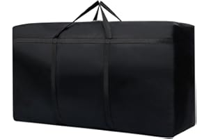 Wintfarm Storage Bag, 180 L Travel Bag, Large, 600D Heavy-Duty Moving Bags with Zips, Handle, Storage Bag for Duvets, Clothes, Bedding Storage (Pack of 1)