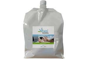Vindi Désinfectant solution hydroalcoolique - Bidon-écorecharge de 2,5L - Fabrication Française - 76% d'alcool - Désinfection des mains et des surfaces - Virucide