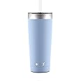 Ello Beacon Vacuum Insulated Stainless Steel Tumbler with Optional Straw