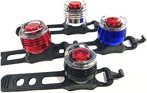 MDRW-LED aluminum alloy rear lights, bright Ruby taillights, warning safety helmets lights, bicycle silicone lights