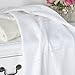 Clair de Lune Soft Cotton Bunny Cot/Cot Bed Baby Blanket - White