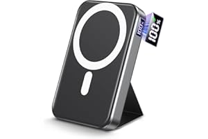 Gxorul Power Bank, Magnetische Powerbank 12000mAh,PD 22.5W Schnellladung Kabellose Powerbank mit USB-C-Eingänge＆Ausgang und LED-Display für iPhone 15/14/13/12/Pro/Pro Max Serie