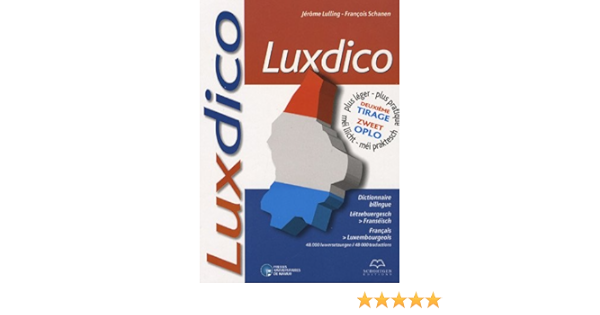 Amazon Fr Luxdico Dictionnaire Bilingue Letzebuergesch Franseisch Et Francais Luxembourgeois Lulling Jerome Schanen Francois Livres