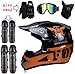 Produktbild Erwachsene Motocross-Helme Männer und Frauen Kart Wüsten-Fahrradhelm freie Maske, Brille, Handschuhe, Ellenbogenpolster, Kniepolster,XL