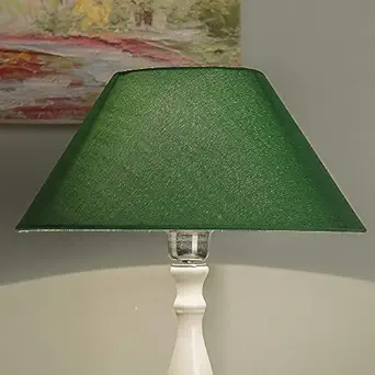 Homesake Classic Green Cone Cotton Shade, Set of 2 (for E27, E14 and B-22 Base)