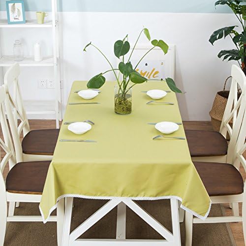 Solid color tablecloth Picnic blanket Pastorale coffee tea table cloth Living room table cloth-E 110x160cm(43x63inch)