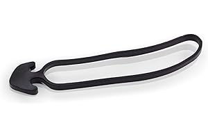 DOJA BARCELONA DOJA Industrial | Goma Ancla de 10cm | Pack 100 | Tensor Goma de Caucho para tutores para Plantas huerto Urbano | Tensor Elastico Lona Camping Piscina | Clips Plantas Flores olivos | Tension Fuerte