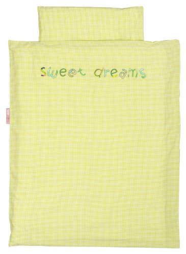 Taftan Sweet Dreams Duvet Cover Set 100 x 135cm for Cot (Lime)