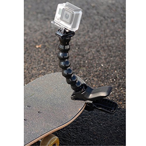Luxebell® 7 gemeinsame einstellbare Schwanenhals Arm Griff Einbeinstativ + Jaws Flex Clamp Halterung für Gopro Hero 5 4 SJ4000 SJ5000 Kamera - 7