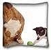Produktbild Soft Kissen Case Cover (Tiere Rusty Katze Blätter Dach) Reißverschluss Körper Kissen Schutzhülle Größe 40,6 x 40,6 cm geeignet für California king-bed pc-white-1079, Polyester-Mischgewebe, Muster 9, European