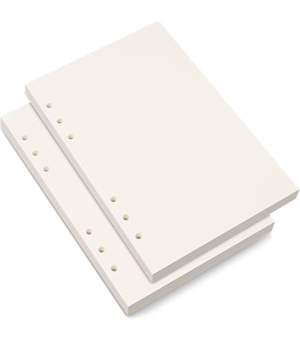 A6 Grid Paper Refill, A6 Graph Filler Paper, 6-Hole Punched, Loose-Leaf - View #3