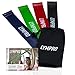 Produktbild LYMPRO Fitnessbänder (4er Set) mit Übungsheft und Transporttasche - 2 Jahre Geld-zurück-Garantie – Gymnastik-Bänder/Dehnungs-Bänder/Elastik-Bänder/Resistance-Bänder/Übungs-Bänder/Stretch-Bänder