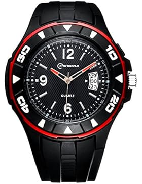 Jugendliche Quartz uhr,30 meter wasserdichte armbanduhr Große zifferblatt uhr Student Junge Pin buckle armband-C