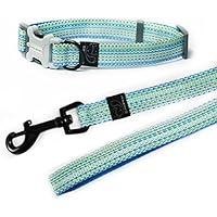 [Gesponsert]Hamate Multicolor winkte Hund Halsband und Leine Set