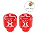 Produktbild Hankermall 2 stücke FPV Antenne Foxeer Lollipop 2 Stubby Mini FPV Antenne 5,8G 2,5 dBi RHCP Super Mini TX RX Antenne SMA Männlichen für RC FPV Drone Red