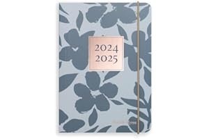 Matilda Myres 2024-2025 Academic Diary - A6 Size - Day on a Page - Mid Year Diary - July '24 to July '25 - Grey