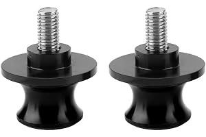 Tbest Motorcykel CNC Reparationsställ Racing Adapter Spolar Stativhållare, paket med 2 M8 Svängarmsskydd 8 mm Motorcykel Bakr