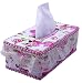 NOVICZ Tissue Box Napkin Holder / Floral Pattern Tissue Paper Box (Pink) RS.289.00