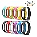 Produktbild Xiaomi Mi Band 2 Armband, Wasserdichtes Mehrfarbiges Ersatzband Set in 12er, Armband Bracelet für Xiaomi Mi Band2 (No Activity Tracker)