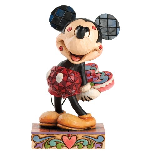 Enesco 4031477 Mickey Maus mit Herz, 10,5 cm