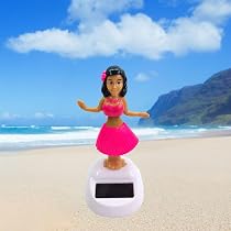 Figurine Solaire Dansante Hawaienne - Déco Tableau De Bord Voiture - Danse Avec Soleil