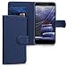 Produktbild kwmobile Hülle für Xiaomi Redmi 4A - Wallet Case Handy Schutzhülle Kunstleder - Handycover Klapphülle mit Kartenfach und Ständer Dunkelblau