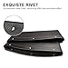 [Pack of 2]Car Seat Catcher, IWILCS Car Seat Side Pocket Caddy Car Seat Slit Pocket Catcher Organizer,Interior Car Accessories Between Seat and Console(Black)