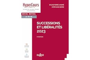 Successions et libéralités 2023 9ed